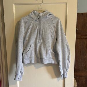Gray Women's Lululemon Scuba Hoodie